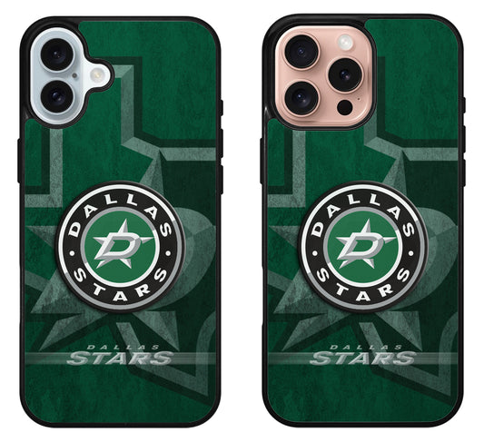 Dallas Stars Logo Background iPhone 16 | 16 Plus | 16 Pro | 16 Pro Max Case