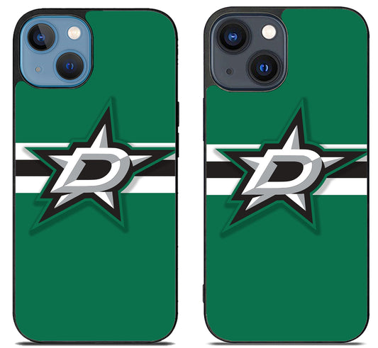 Dallas Stars Logo Stripe iPhone 15 | iPhone 15 Plus Case