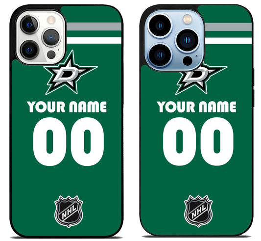 Custom Personalized Dallas Stars NHL iPhone 15 Pro | iPhone 15 Pro Max Case