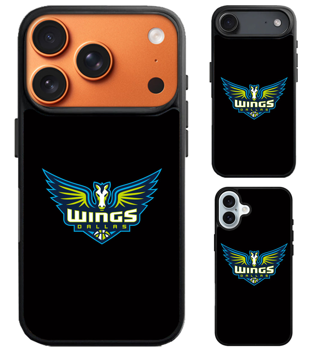 Dallas Wings Black iPhone Air | iPhone 17 | 17 Pro | 17 Pro Max Case