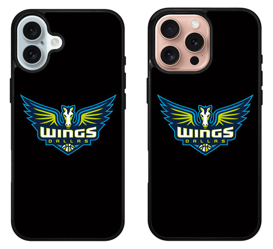 Dallas Wings Black iPhone 16 | 16 Plus | 16 Pro | 16 Pro Max Case