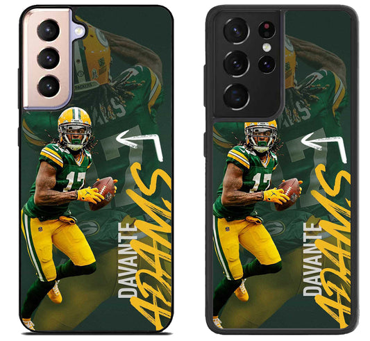 Davante Adams Background Samsung Galaxy S21 | S21 FE | S21+ | S21 Ultra Case