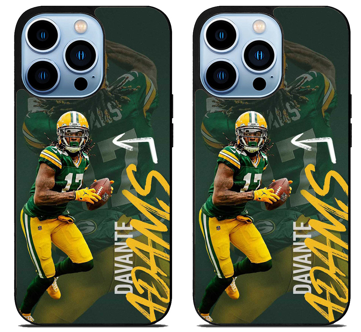 Davante Adams Background iPhone 15 Pro | iPhone 15 Pro Max Case