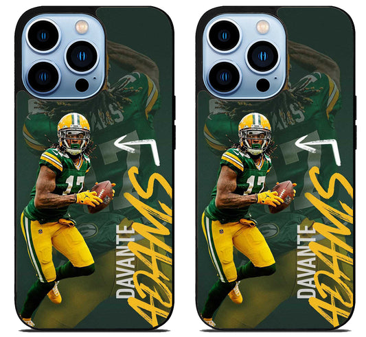 Davante Adams Background iPhone 15 Pro | iPhone 15 Pro Max Case
