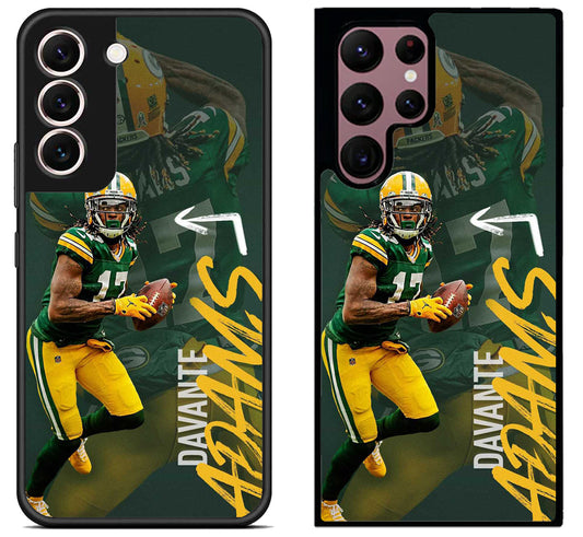 Davante Adams Background Samsung Galaxy S22 | S22+ | S22 Ultra Case