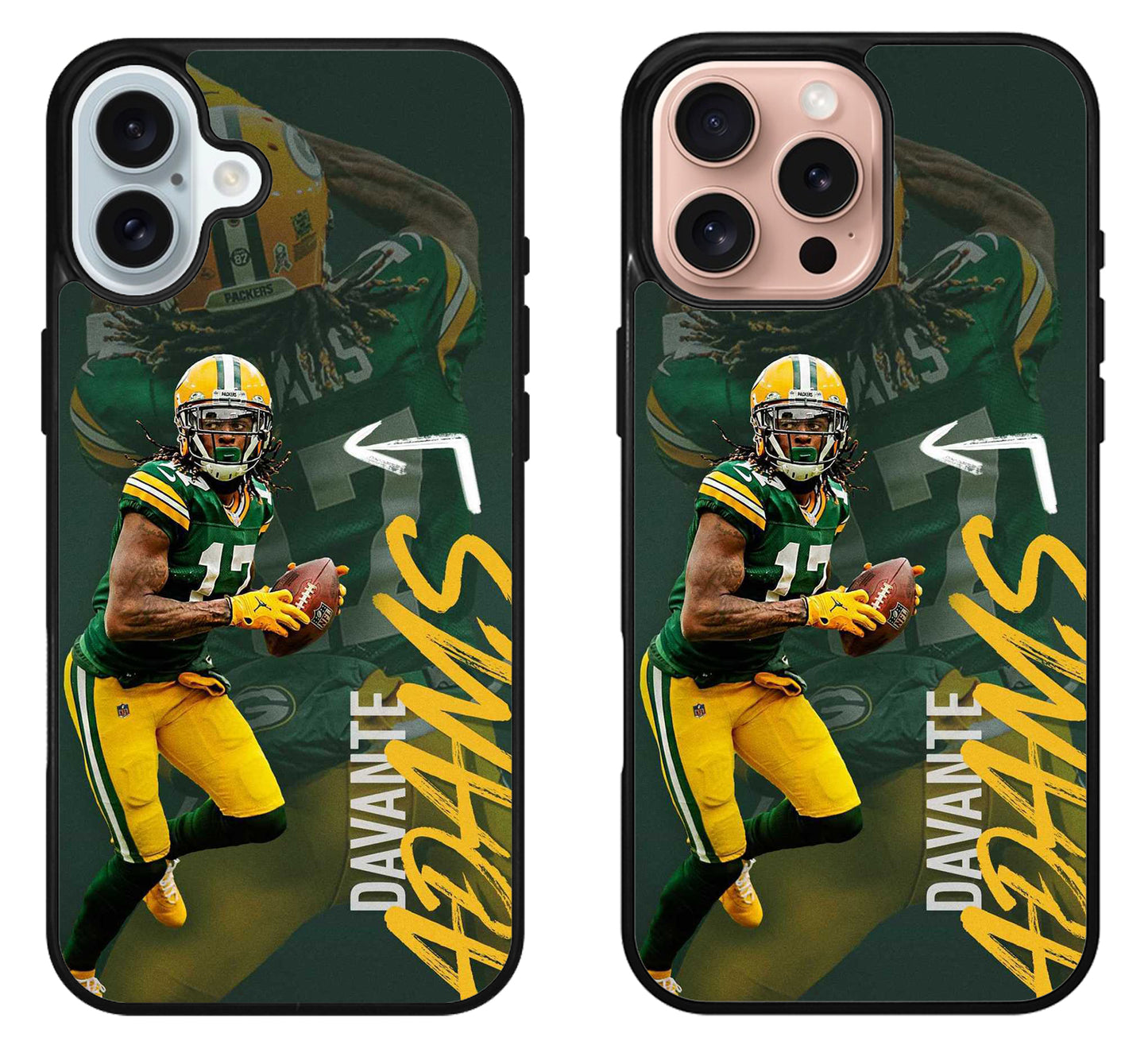 Davante Adams Background iPhone 16 | 16 Plus | 16 Pro | 16 Pro Max Case