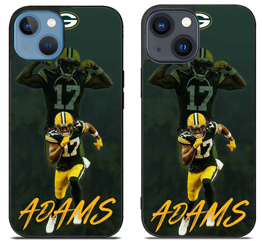 Davante Adams Green Bay Packers Wallpaper iPhone 15 | iPhone 15 Plus Case