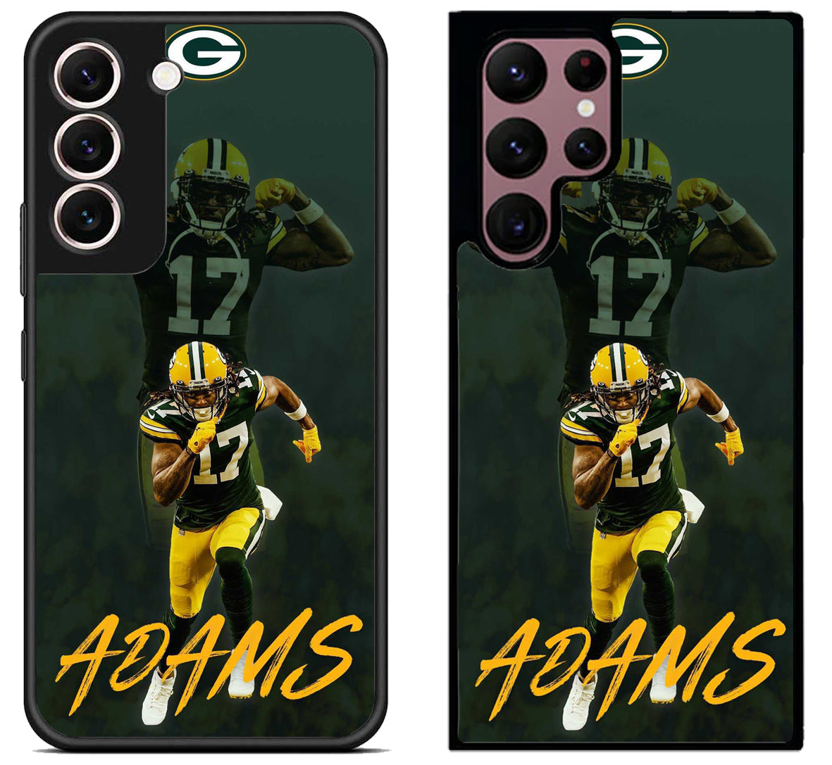 Davante Adams Green Bay Packers Samsung Galaxy S22 | S22+ | S22 Ultra Case