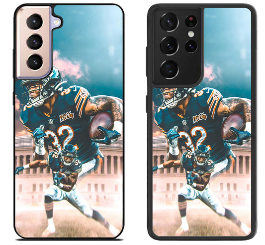 David Montgomery Chicago Bears Background Samsung Galaxy S21 | S21 FE | S21+ | S21 Ultra Case