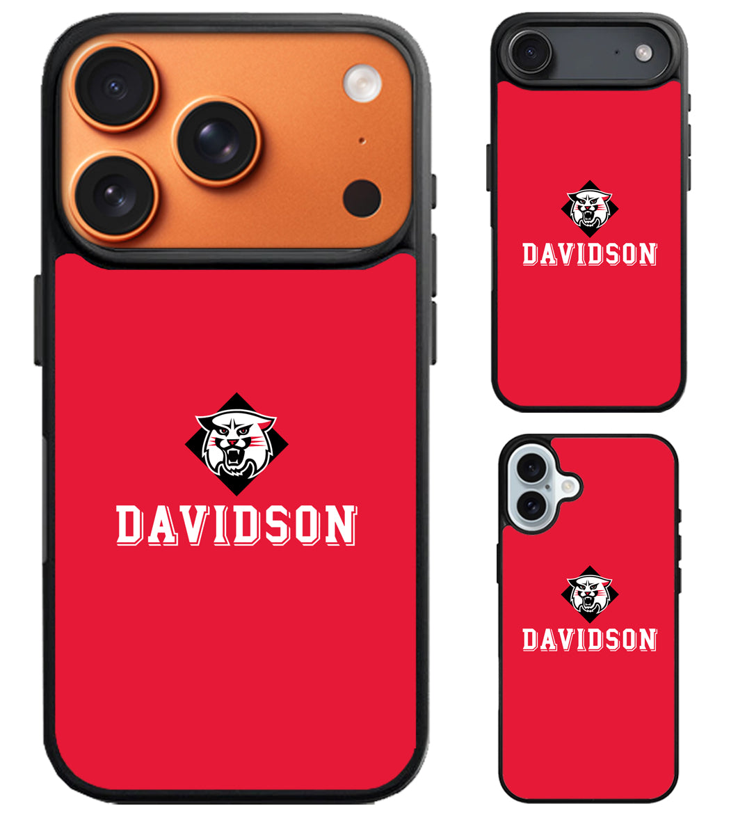 Davidson Wildcats Red iPhone Air | iPhone 17 | 17 Pro | 17 Pro Max Case