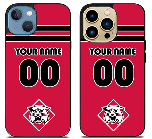 Custom Personalized Davidson Wildcats iPhone 14 | 14 Plus | 14 Pro | 14 Pro Max Case