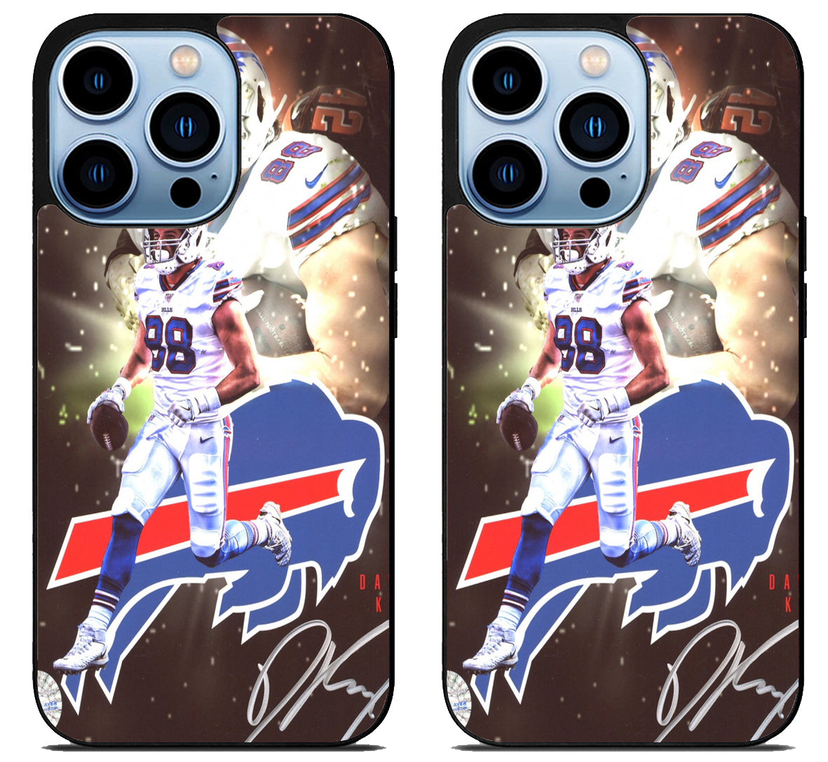 Dawson Knox Buffalo Bills Signature iPhone 15 Pro | iPhone 15 Pro Max Case