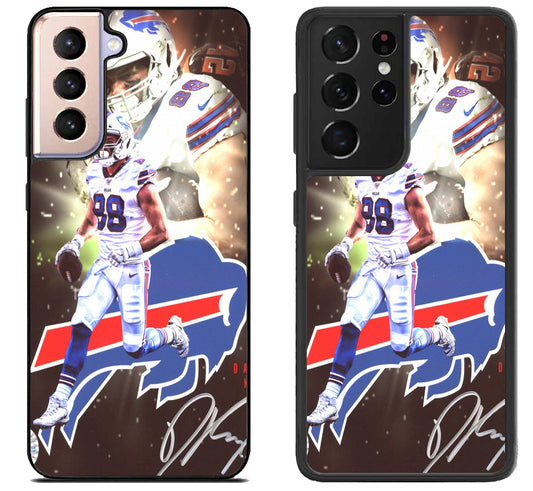 Dawson Knox Buffalo Bills Signature Samsung Galaxy S21 | S21 FE | S21+ | S21 Ultra Case