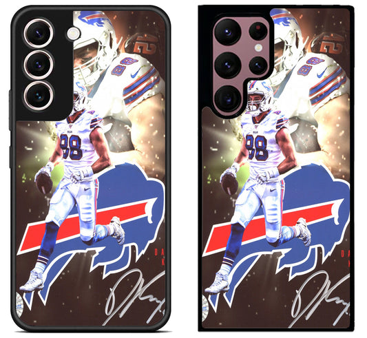 Dawson Knox Buffalo Bills Signature Samsung Galaxy S22 | S22+ | S22 Ultra Case