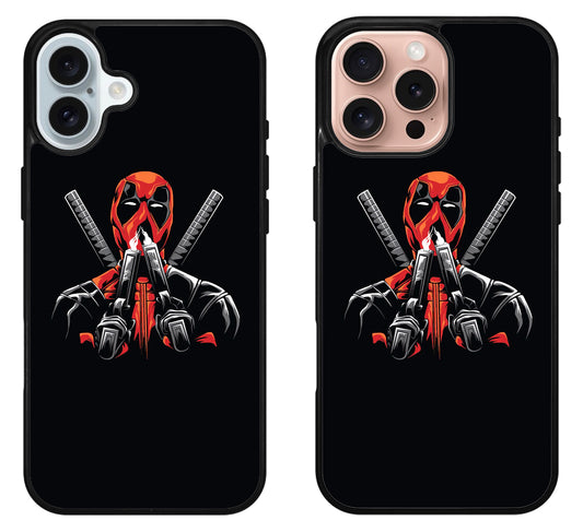 Deadpool Black iPhone 16 | 16 Plus | 16 Pro | 16 Pro Max Case
