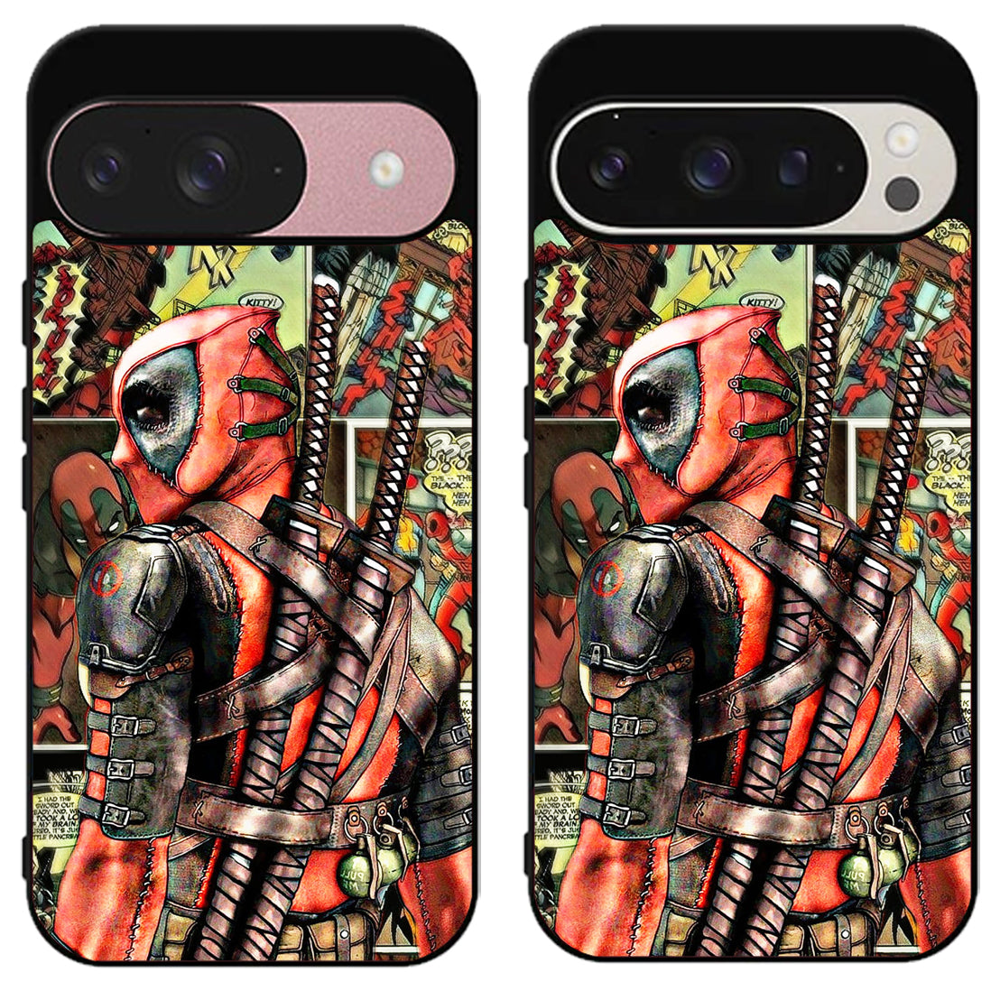 Deadpool Collage Google Pixel 9 | 9 Pro | 9 Pro XL Case