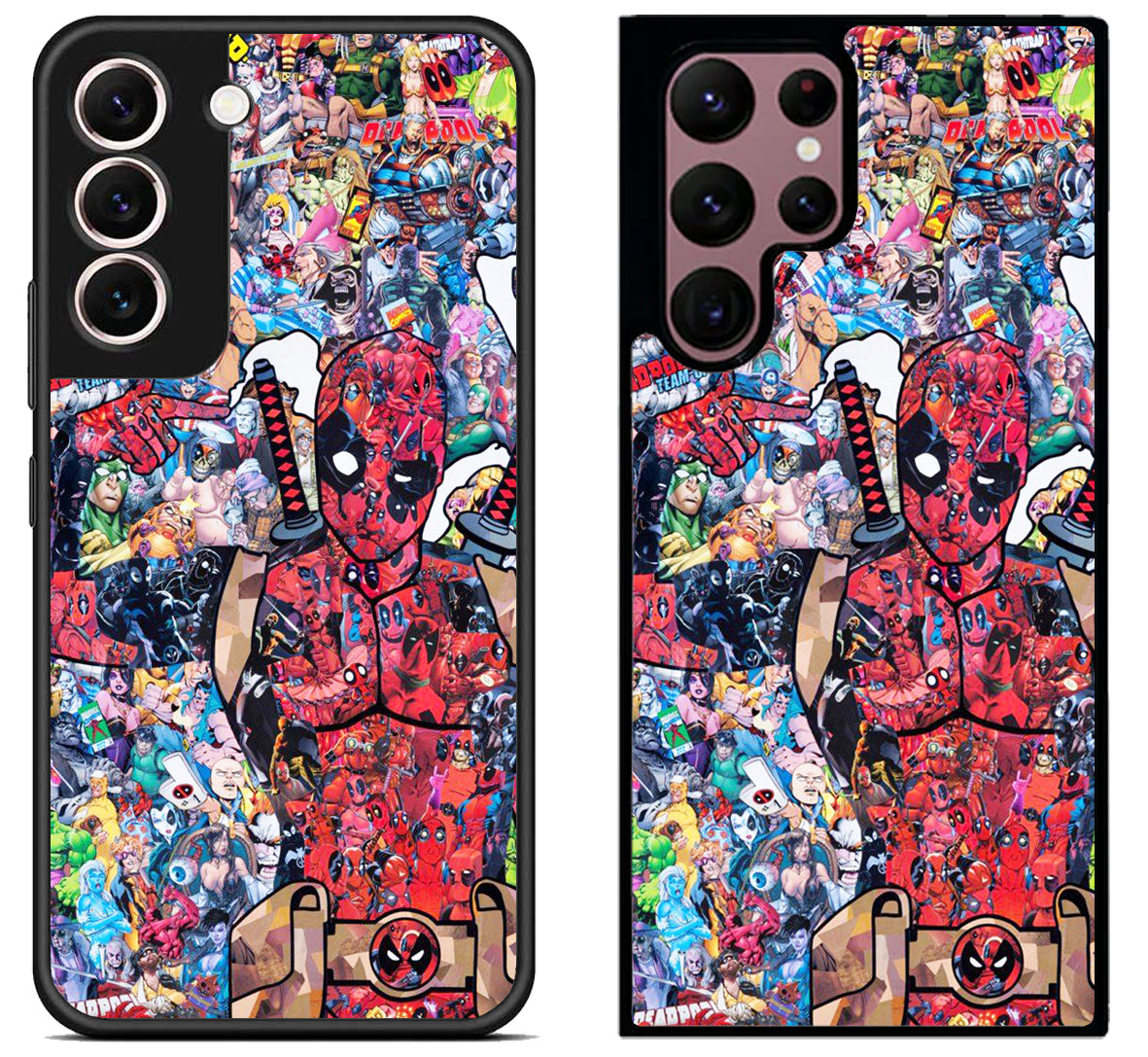 Deadpool Collage Comics Samsung Galaxy S22 | S22+ | S22 Ultra Case