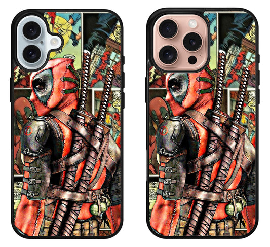 Deadpool Collage iPhone 16 | 16 Plus | 16 Pro | 16 Pro Max Case