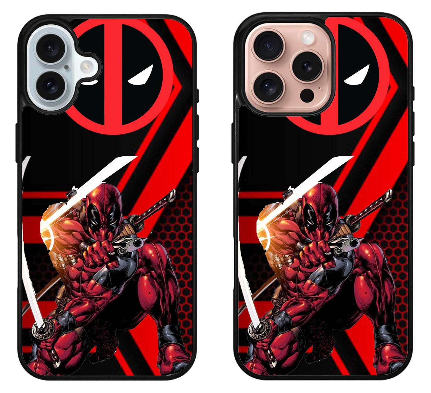 Deadpool Style iPhone 16 | 16 Plus | 16 Pro | 16 Pro Max Case