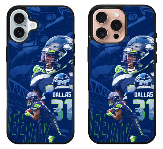 DeeJay Dallas Seattle Seahawks iPhone 16 | 16 Plus | 16 Pro | 16 Pro Max Case