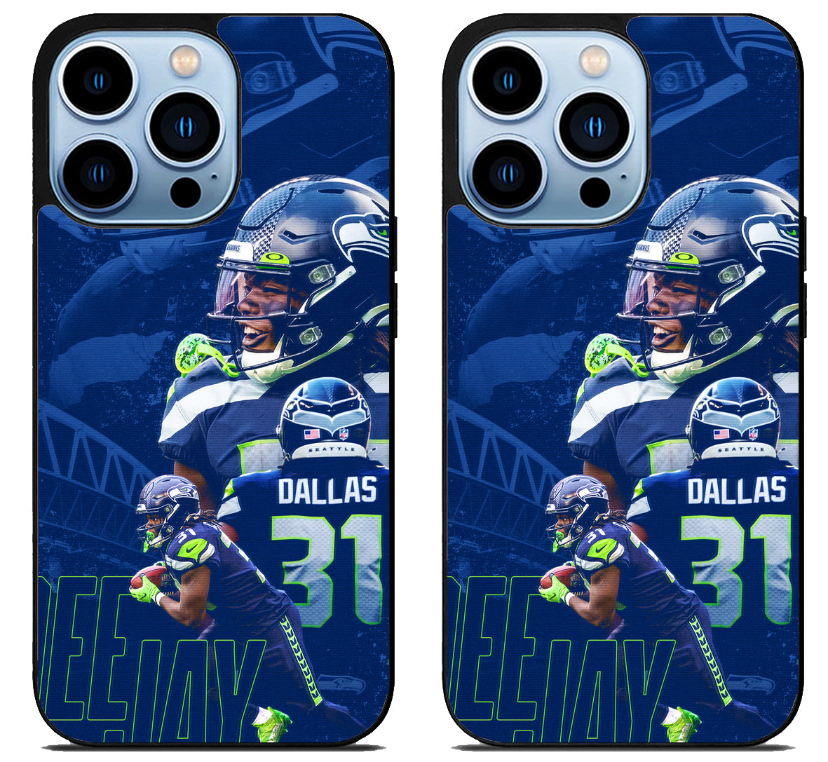 DeeJay Dallas Seattle Seahawks iPhone 15 Pro | iPhone 15 Pro Max Case