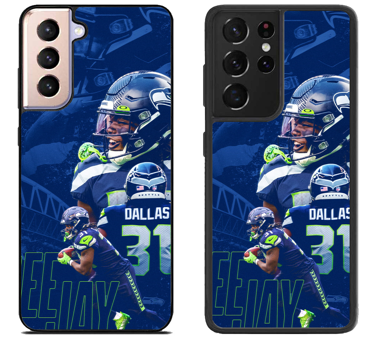 DeeJay Dallas Seattle Seahawks Samsung Galaxy S21 | S21 FE | S21+ | S21 Ultra Case