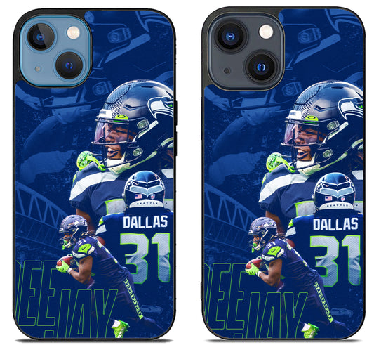 DeeJay Dallas Seattle Seahawks iPhone 15 | iPhone 15 Plus Case