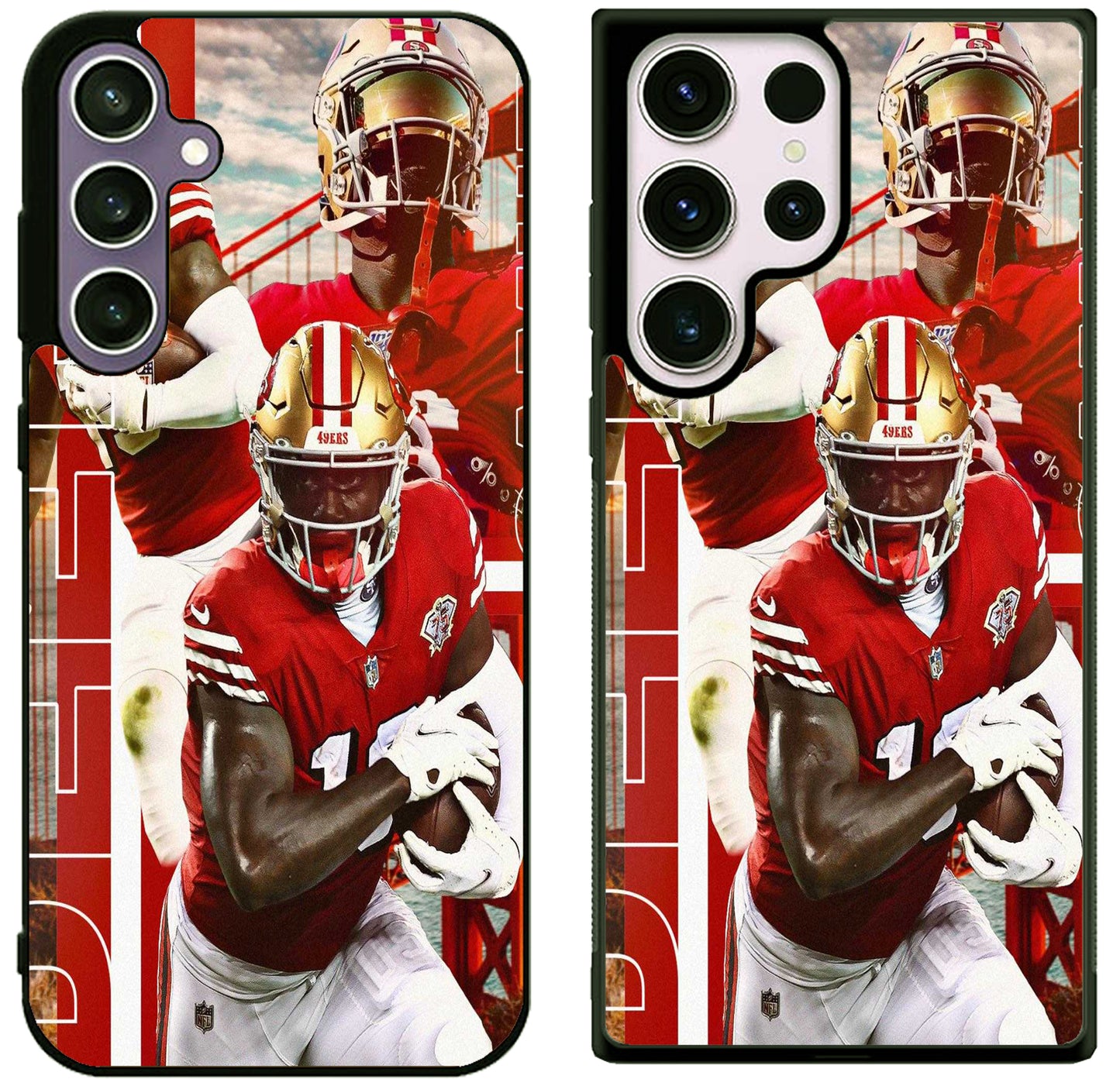 Deebo Samuel San Francisco 49ers Collage Samsung Galaxy S25 | S25 Plus | S25 FE | S25 Ultra Case