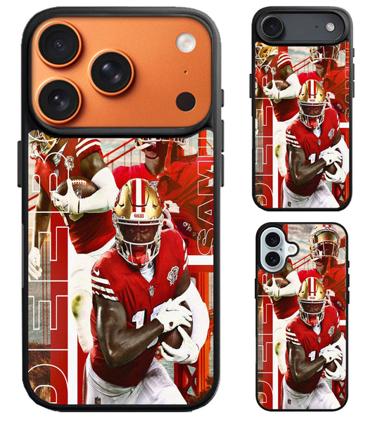 Deebo Samuel San Francisco 49ers Collage iPhone Air | iPhone 17 | 17 Pro | 17 Pro Max Case