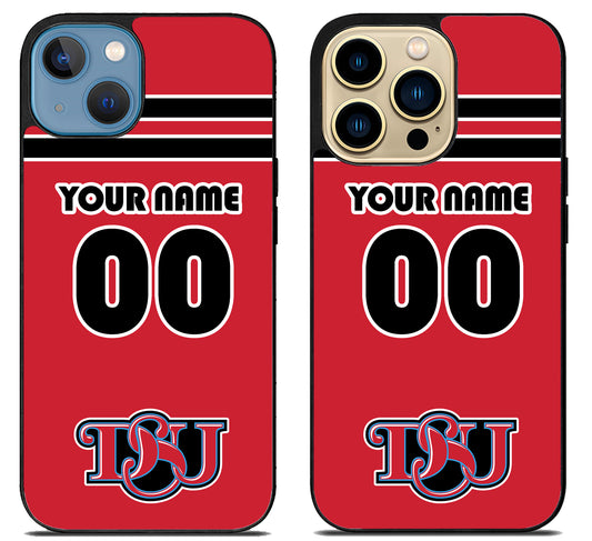 Custom Personalized Delaware State Hornets iPhone 14 | 14 Plus | 14 Pro | 14 Pro Max Case