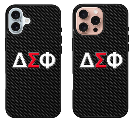 Delta Sigma Phi Carbon iPhone 16 | 16 Plus | 16 Pro | 16 Pro Max Case