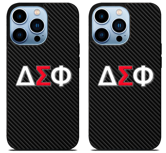 Delta Sigma Phi Carbon iPhone 15 Pro | iPhone 15 Pro Max Case