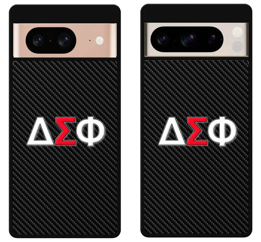 Delta Sigma Phi Carbon Google Pixel 8 | 8 Pro Case