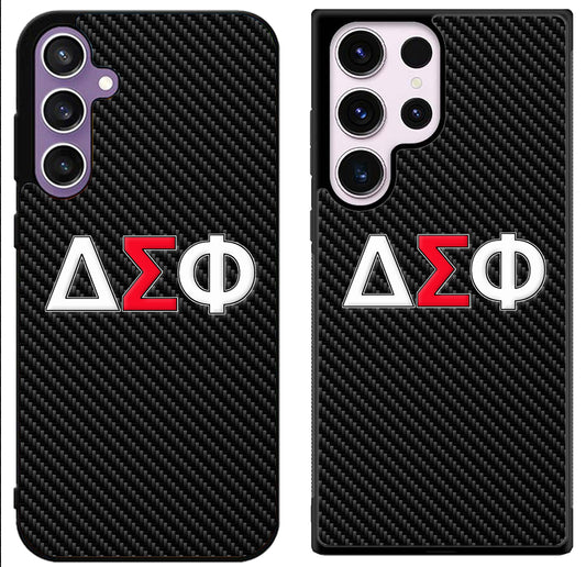 Delta Sigma Phi Carbon Samsung Galaxy S24 | S24+ | S24 Ultra Case
