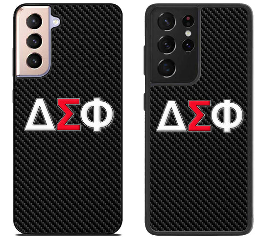 Delta Sigma Phi Carbon Samsung Galaxy S21 | S21 FE | S21+ | S21 Ultra Case