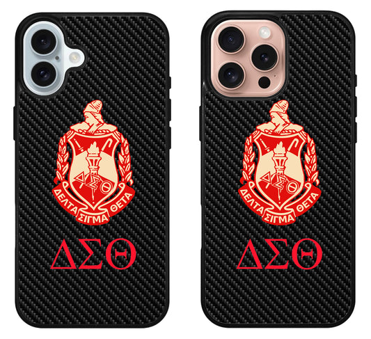 Delta Sigma Theta Carbon iPhone 16 | 16 Plus | 16 Pro | 16 Pro Max Case