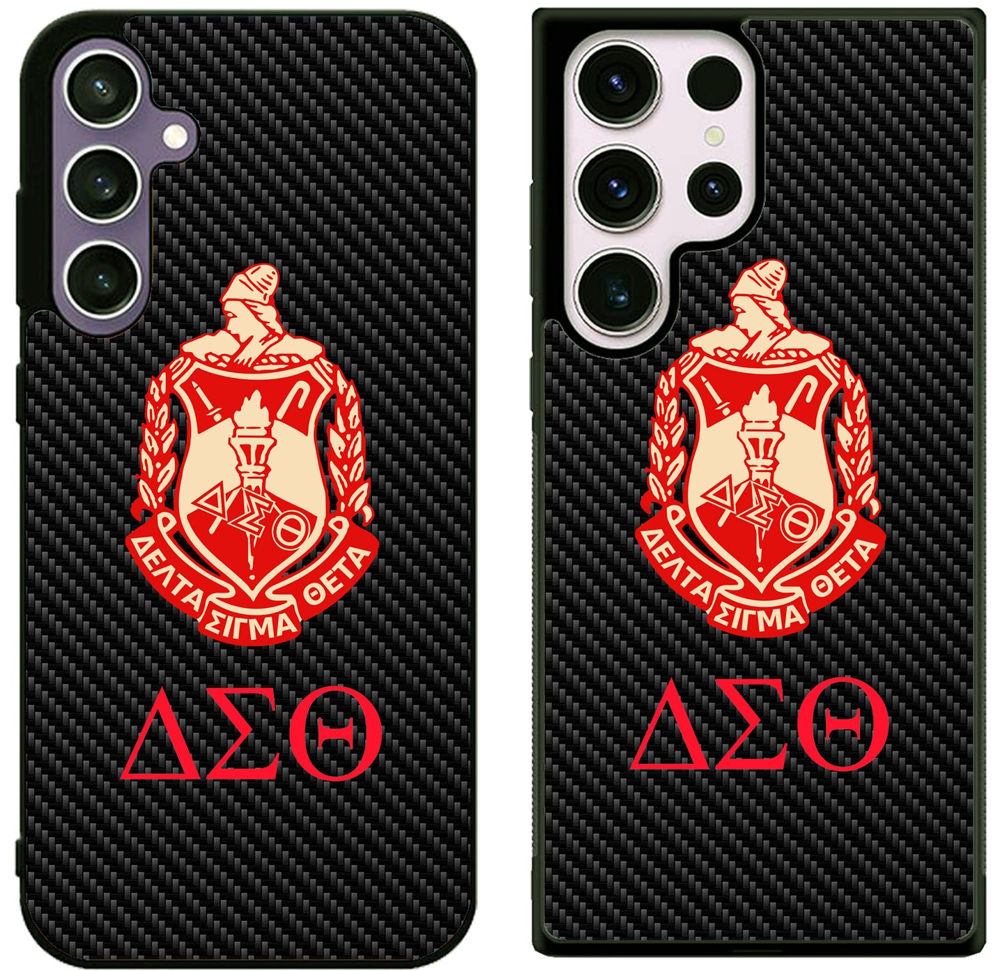 Delta Sigma Theta Carbon Samsung Galaxy S25 | S25 Plus | S25 FE | S25 Ultra Case