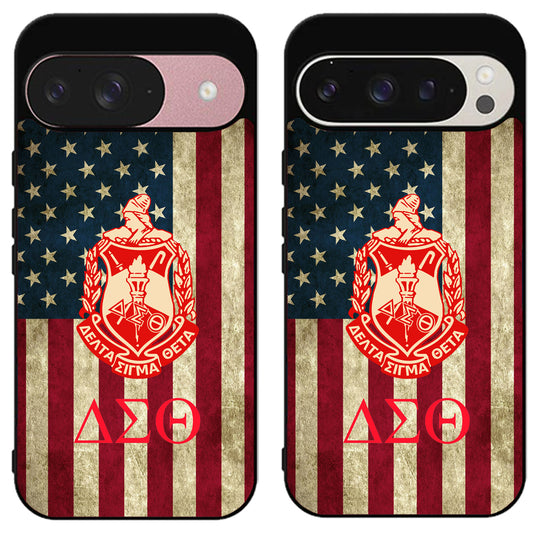 Delta Sigma Theta Flag Google Pixel 9 | 9 Pro | 9 Pro XL Case