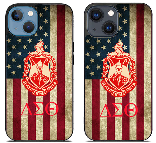 Delta Sigma Theta Flag iPhone 15 | iPhone 15 Plus Case
