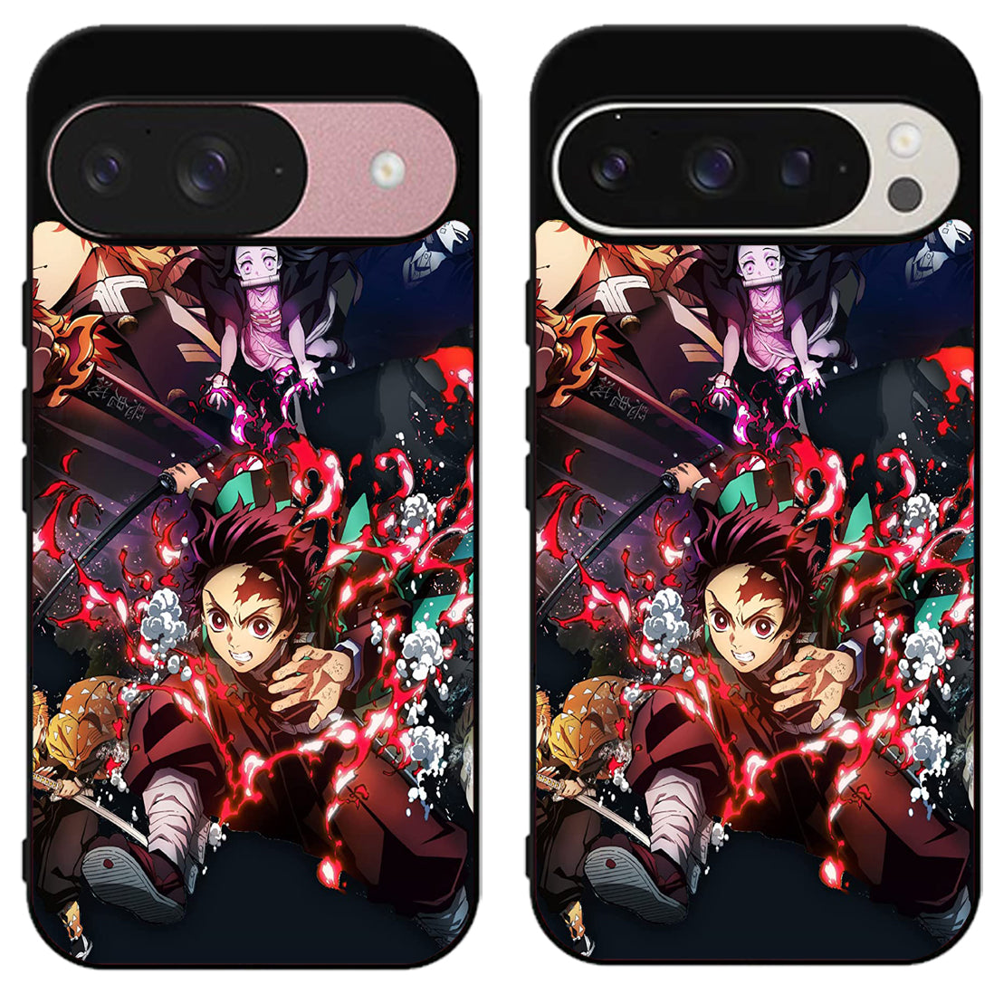 Demon Slayer Background Google Pixel 9 | 9 Pro | 9 Pro XL Case
