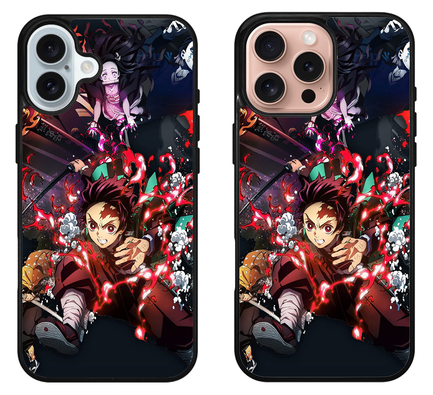 Demon Slayer Background iPhone 16 | 16 Plus | 16 Pro | 16 Pro Max Case