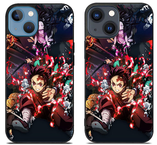 Demon Slayer Background iPhone 15 | iPhone 15 Plus Case