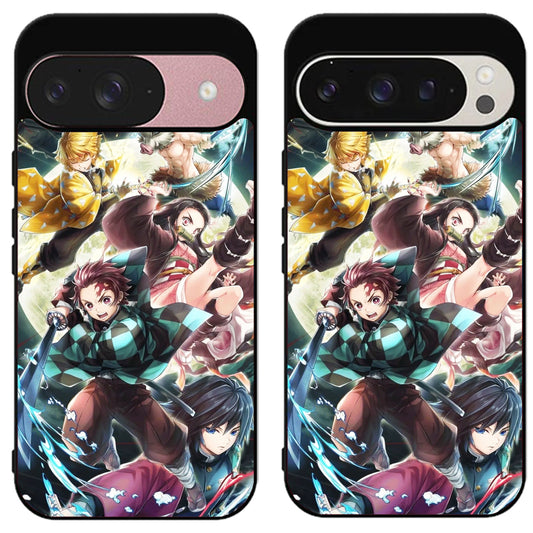 Demon Slayer Collage Google Pixel 9 | 9 Pro | 9 Pro XL Case