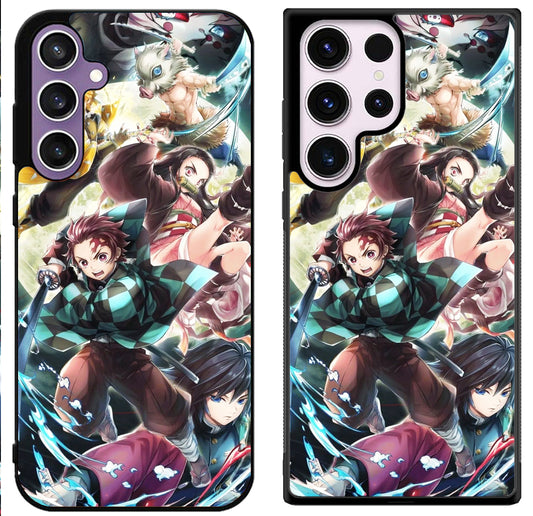Demon Slayer Collage Samsung Galaxy S24 | S24+ | S24 Ultra Case