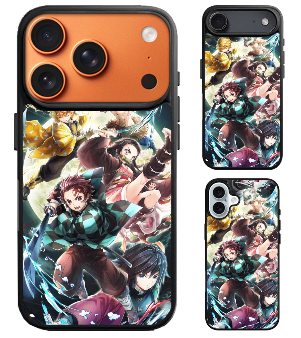 Demon Slayer Collage iPhone Air | iPhone 17 | 17 Pro | 17 Pro Max Case
