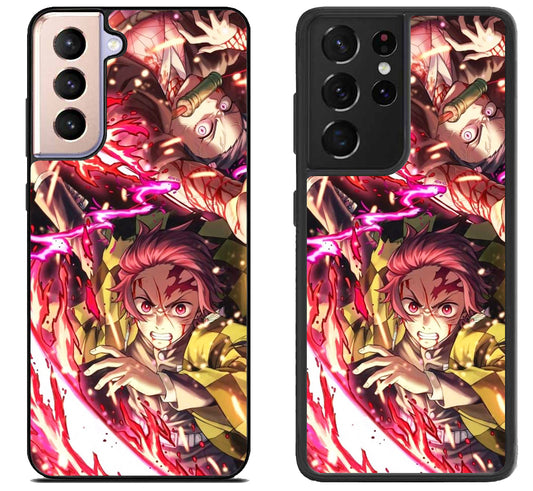 Demon Slayer Wallpaper Samsung Galaxy S21 | S21 FE | S21+ | S21 Ultra Case
