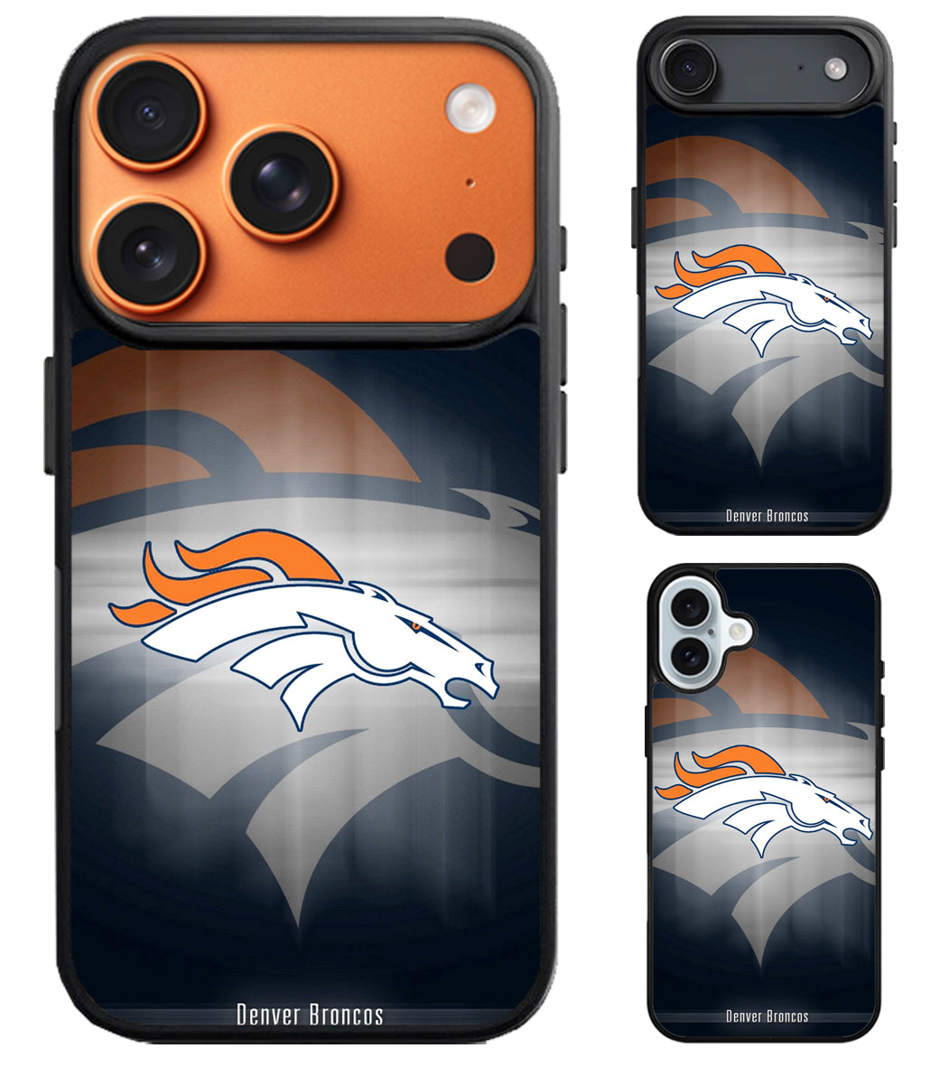 Denver Broncos Background iPhone Air | iPhone 17 | 17 Pro | 17 Pro Max Case