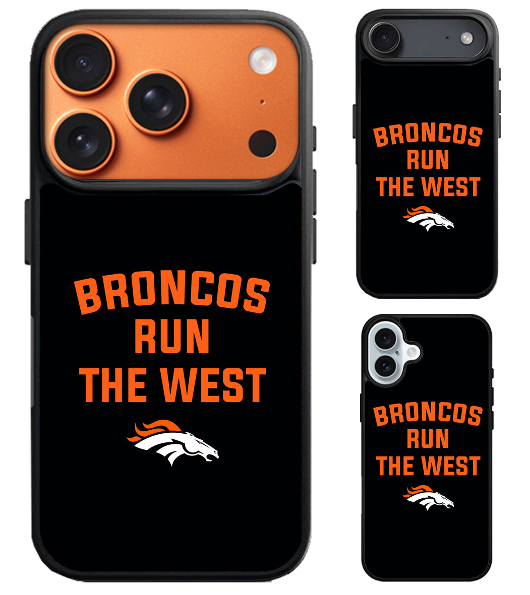 Denver Broncos Black iPhone Air | iPhone 17 | 17 Pro | 17 Pro Max Case