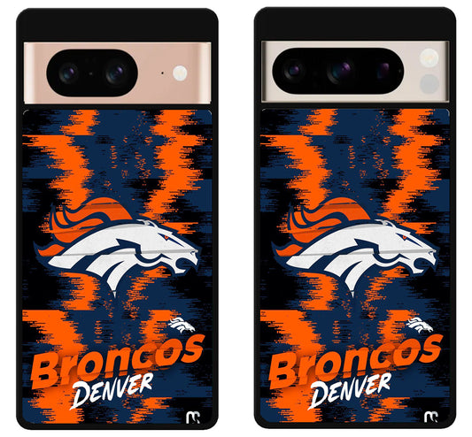 Denver Broncos Colorfull Google Pixel 8 | 8 Pro Case