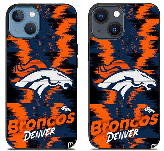 Denver Broncos Colorfull iPhone 15 | iPhone 15 Plus Case
